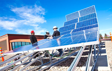 Solar Cells Capture Solar Energy